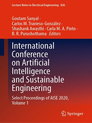 cover image of International Conference on Artificial Intelligence and Sustainable Engineering